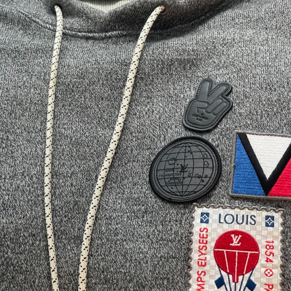 SOLD Limited Edition Louis Vuitton Hoodie America's Cup Series in Grey - Picture 3 of 5